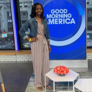 Strip jumpsuit Small